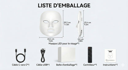 Masque Luminothérapie Led
