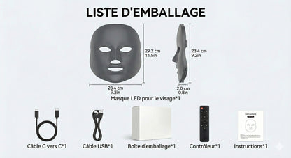 Masque Luminothérapie Led